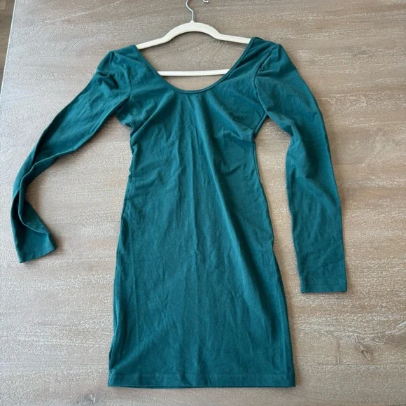 chinese dress ladies Buy American Apparel Women's Margot Long Sleeve Wrap Dress, Black, X-Small  at Amazon.in main image 1